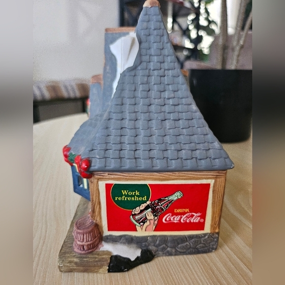 Vintage 1997 Christmas VillageCoca Cola Mrs MurphysChowder House Decore. - Picture 5 of 10